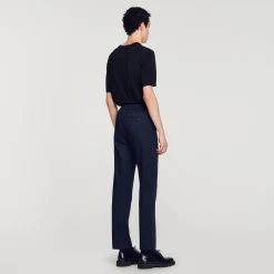 Homme SANDRO Pantalon Droit élastiqué