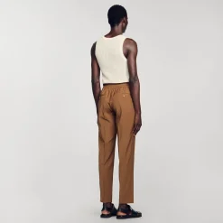 Homme SANDRO Pantalon Droit élastiqué
