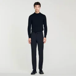 Homme SANDRO Pantalon Droit élastiqué