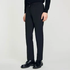 Homme SANDRO Pantalon Droit élastiqué