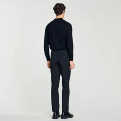 Homme SANDRO Pantalon Droit élastiqué