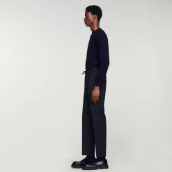Homme SANDRO Pantalon Droit élastiqué