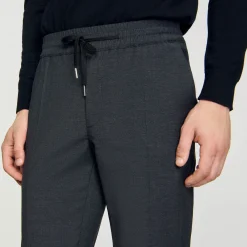 Homme SANDRO Pantalon Droit élastiqué