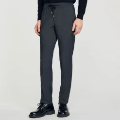 Homme SANDRO Pantalon Droit élastiqué