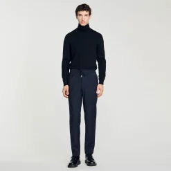 Homme SANDRO Pantalon Droit élastiqué