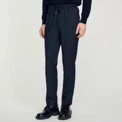 Homme SANDRO Pantalon Droit élastiqué