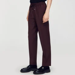 Homme SANDRO Pantalon Droit élastiqué