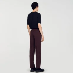 Homme SANDRO Pantalon Droit élastiqué