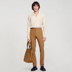Homme SANDRO Pantalon En Jersey