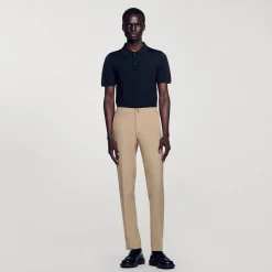 Homme SANDRO Pantalon En Jersey