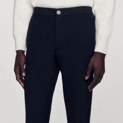 Homme SANDRO Pantalon En Jersey