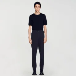 Homme SANDRO Pantalon En Jersey