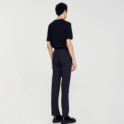 Homme SANDRO Pantalon En Jersey