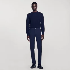 Homme SANDRO Pantalon En Jersey