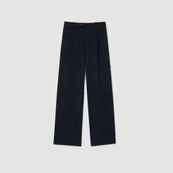 Femme SANDRO Pantalon En Laine