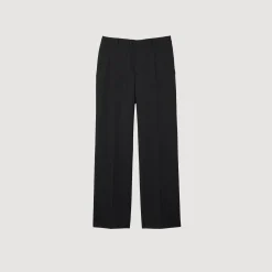 Homme SANDRO Pantalon En Laine Mélangée