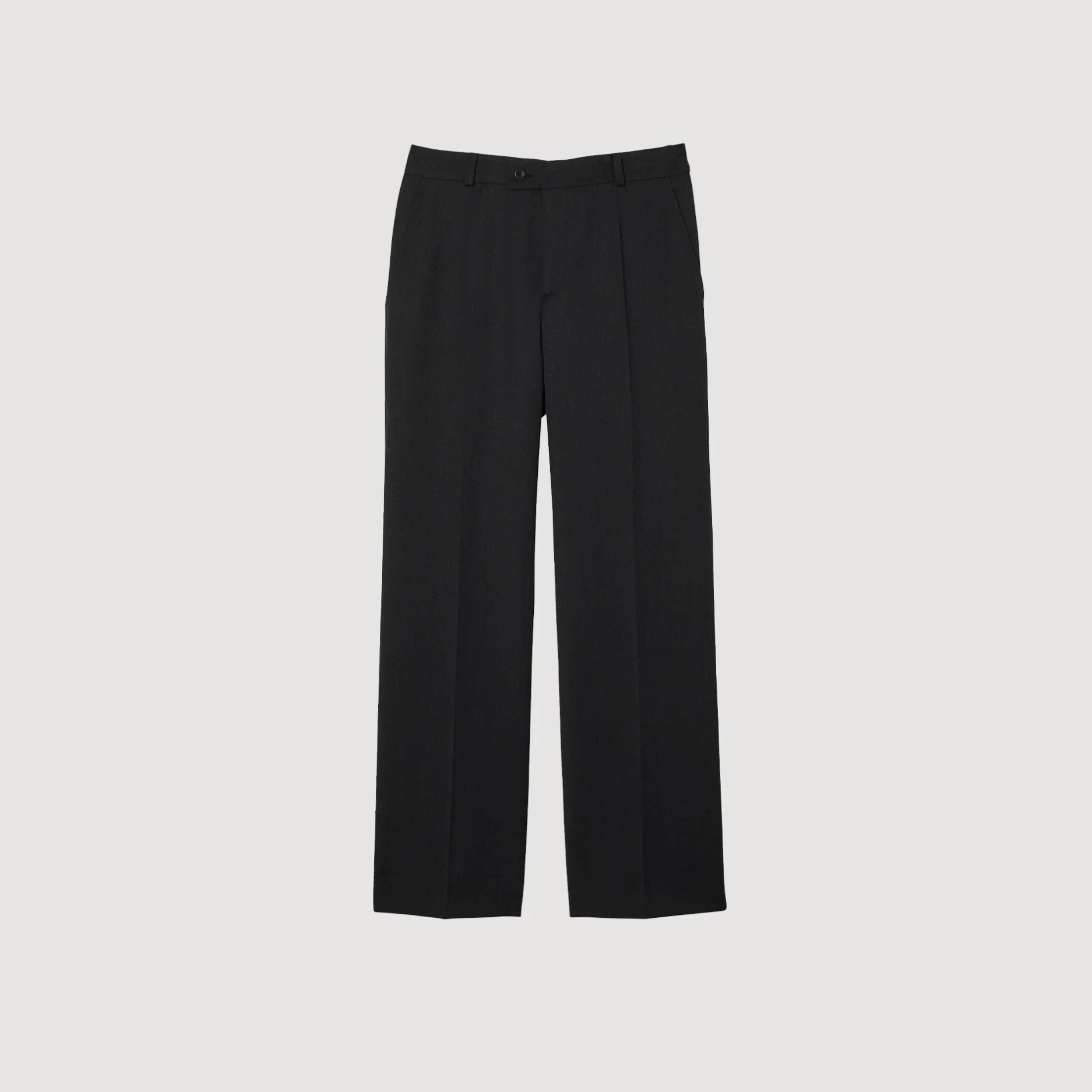 Homme SANDRO Pantalon En Laine Mélangée