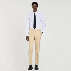 Homme SANDRO Pantalon En Lin