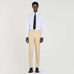 Homme SANDRO Pantalon En Lin
