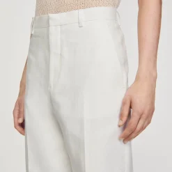 Homme SANDRO Pantalon En Lin Et Coton