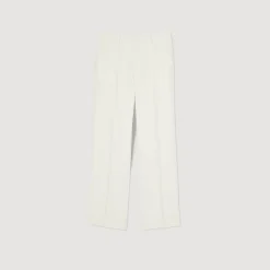 Homme SANDRO Pantalon En Lin Et Coton