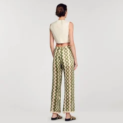 Femme SANDRO Pantalon En Maille