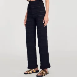 Femme SANDRO Pantalon En Maille