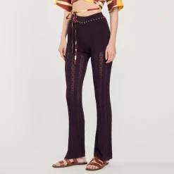 Femme SANDRO Pantalon En Maille