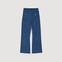 Femme SANDRO Pantalon En Maille Fantaisie