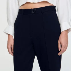 Femme SANDRO Pantalon En Matière Technique
