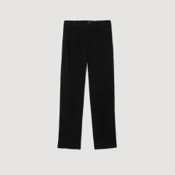 Femme SANDRO Pantalon En Matière Technique