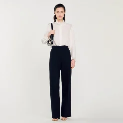 Femme SANDRO Pantalon En Tweed