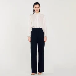 Femme SANDRO Pantalon En Tweed
