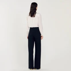Femme SANDRO Pantalon En Tweed