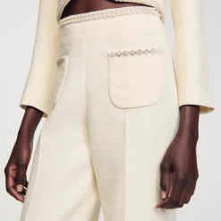 Femme SANDRO Pantalon En Tweed