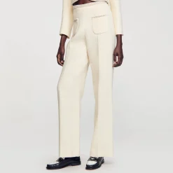 Femme SANDRO Pantalon En Tweed