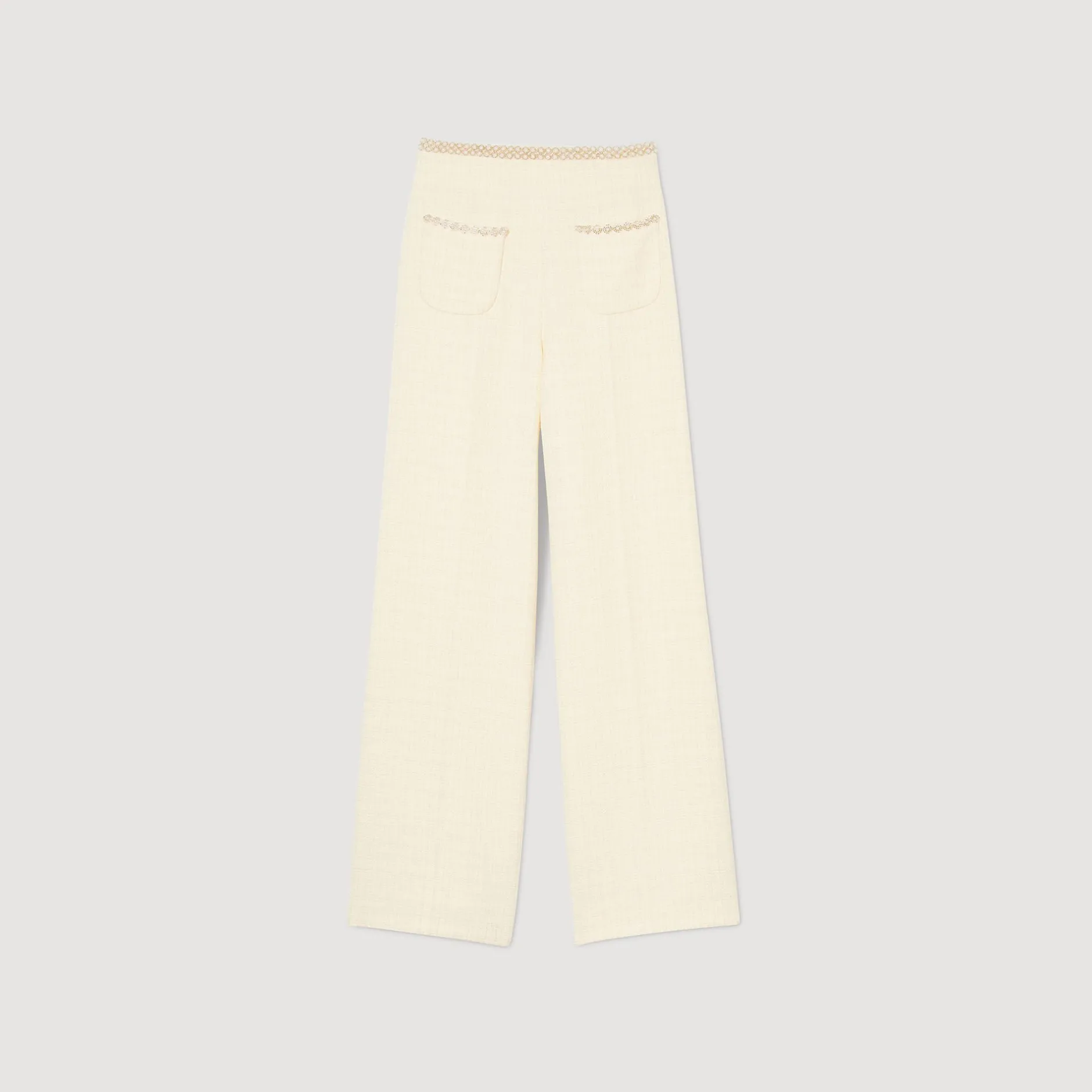 Femme SANDRO Pantalon En Tweed