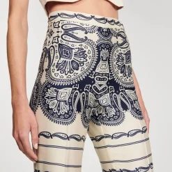 Femme SANDRO Pantalon Fluide Imprimé