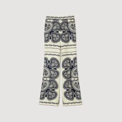 Femme SANDRO Pantalon Fluide Imprimé