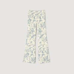Femme SANDRO Pantalon Fluide Imprimé