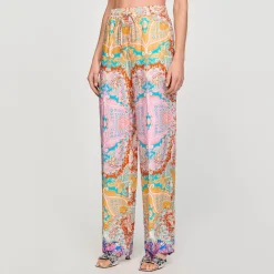 Femme SANDRO Pantalon Fluide Imprimé