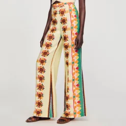 Femme SANDRO Pantalon Fluide Imprimé