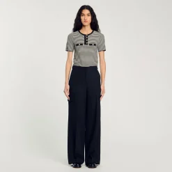 Femme SANDRO Pantalon Large
