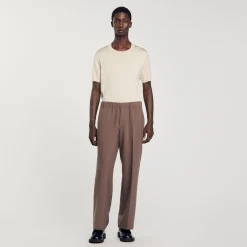 Homme SANDRO Pantalon Large