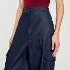 Femme SANDRO Pantalon Modulable En Jean