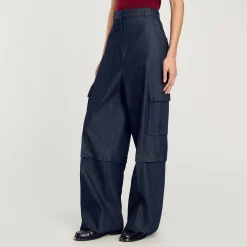 Femme SANDRO Pantalon Modulable En Jean