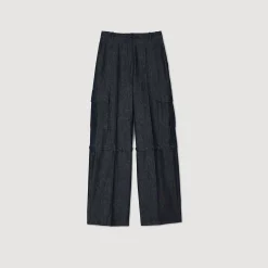 Femme SANDRO Pantalon Modulable En Jean