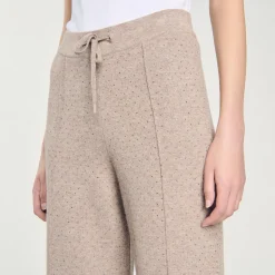 Femme SANDRO Pantalon Strassé En Maille