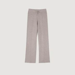 Femme SANDRO Pantalon Strassé En Maille