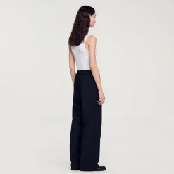 Femme SANDRO Pantalon Taille élastiquée